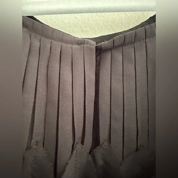 Ramy Brook Shauna Pleated Mini Black Dress Size XS - Picture 7 of 8